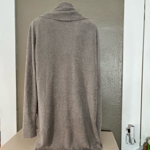 Barefoot Dreams CozyChic Lite Women’s Circle Cardi Sweater Dove Gray Size L - Picture 5 of 16